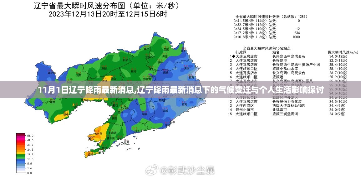 辽宁降雨最新动态，气候变迁对个人生活的影响探讨