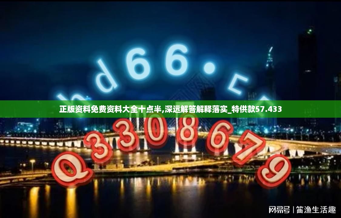 正版资料免费资料大全十点半,深远解答解释落实_特供款57.433