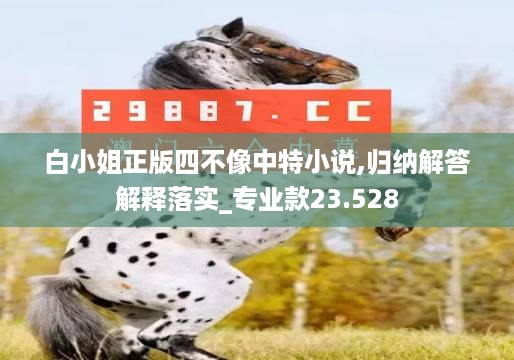 白小姐正版四不像中特小说,归纳解答解释落实_专业款23.528