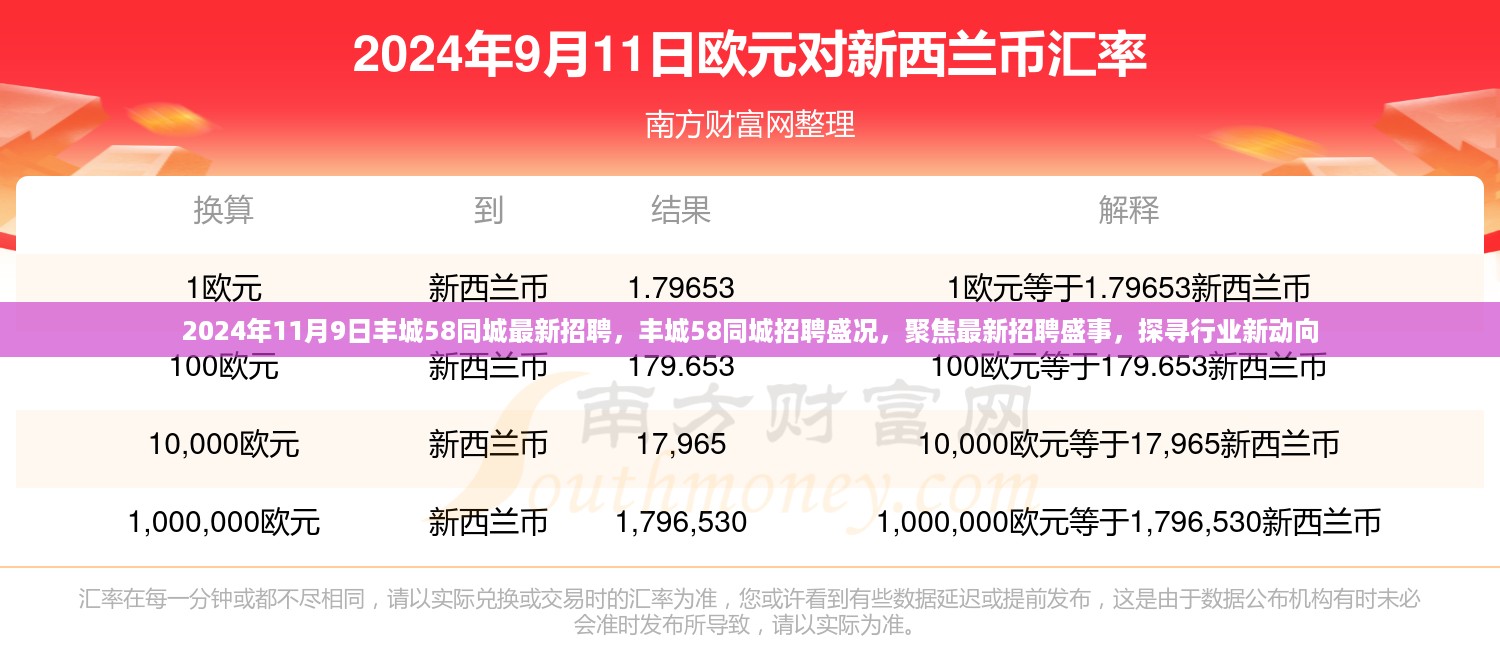 丰城58同城招聘盛事揭秘，最新招聘动态与行业新动向